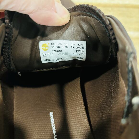 Timberland Earthkeepers 5949R Front Travel Brown Leather Chukka Mens Boots Sz 11 main image 7